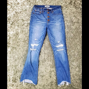 Madewell Cali-Demi Boot Jeans in Bronson Wash